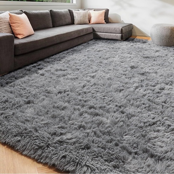 Accessories - Rug - Gray Accent Area Carpet - Size 4x6